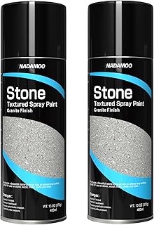 NADAMOO Stone Texture Spray Paint, 2 Cans
