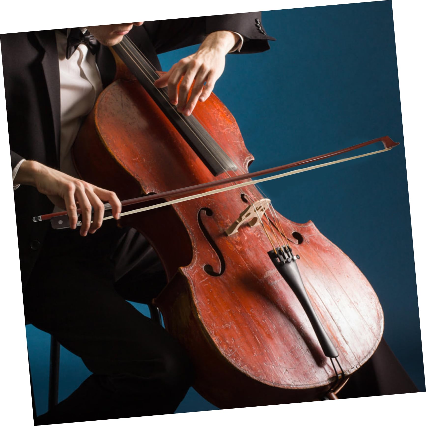 Cellobogen aus Kunsthaar für Violoncello Ausbalanciert und Angenehm in Hand 1 Ersatzbogen für Anfänger und Schüler