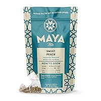 Vista 14 de Maya Tea Bolsitas de té blanco de coco de Madagascar, contiene cafeína, todo natural, paquete de 20