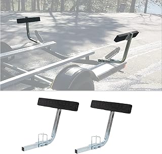 KUAFU Carpeted Boat Trailer Guide 2' Bunk Board Guide On Board Solid & Easy Operation