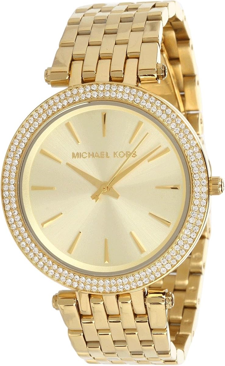 Reloj Darci para Mujer, Reloj de Acero Inoxidable y Cristal Pavé para Mujer