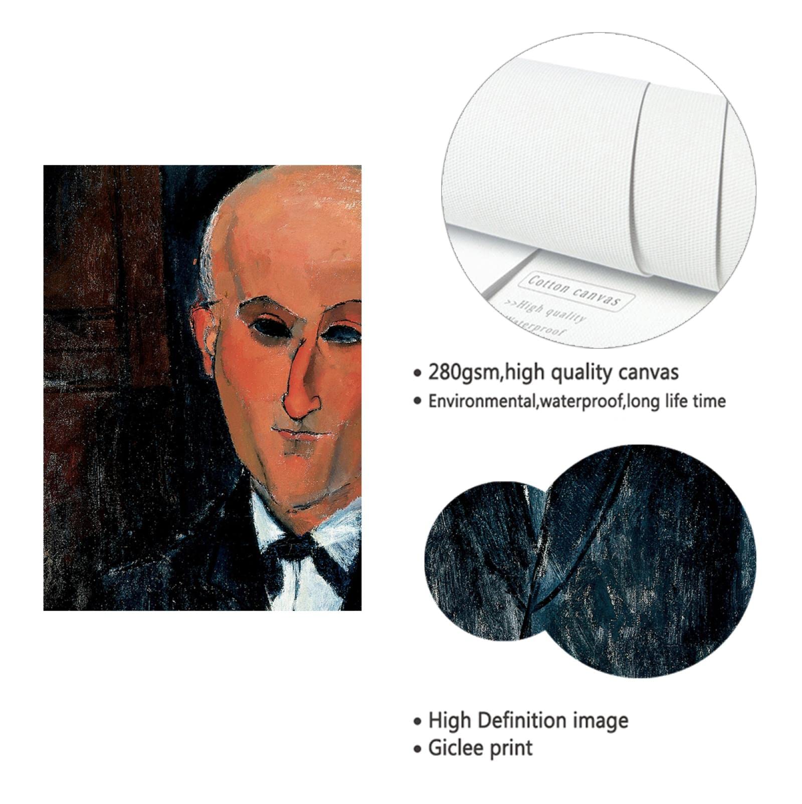 Amazon.co.jp: アメデオモディリアーニ有名なポートレート絵画の複製 
