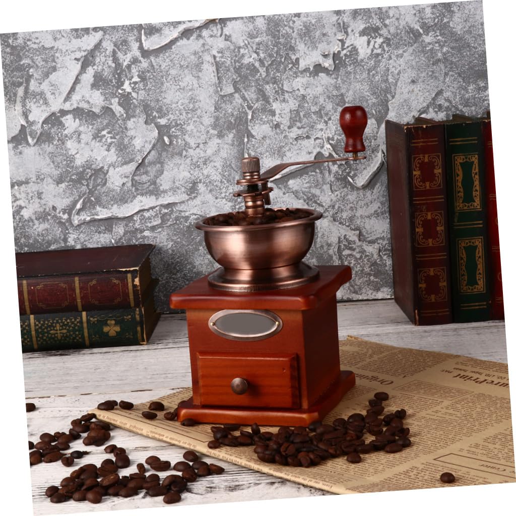 VALICLUD Macinacaffè Manuale per Chicchi Macchina Macinacaffè in Compatto per Viaggi e