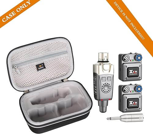 Miniatura 5 de Aproca Estuche de almacenamiento de viaje duro, para Xvive U4R2 transmisor inalámbrico de sistema de monitor intrauditivo y 2 receptores