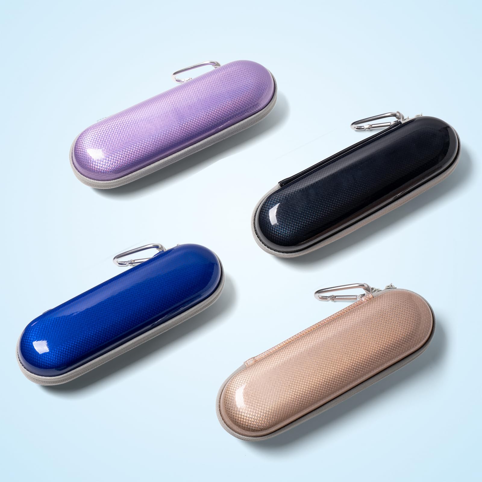 Nincha twarda obudowa EVA dla elektrycznej szczotki do zębów Oral-B iO, Pro, Smart Series, Philips Sonicare (niebieski), wodoodporny, odporny na wstrząsy, wilgotność
