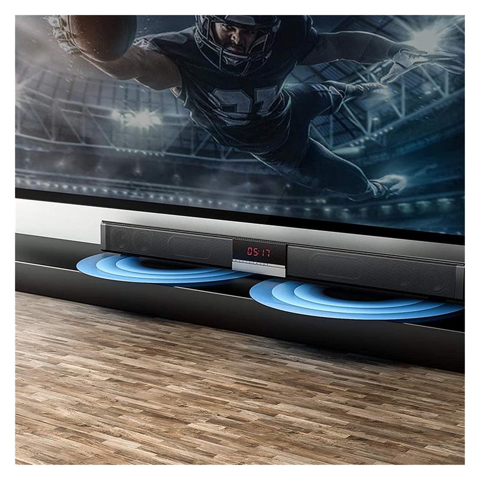 40w 87cm TELEVISOR Barra de sonido Bluetooth Wireless Bluetooth Home Theatre Systems Sound Bar Subwoofer Sound Bar con el teatro inalámbrico remoto