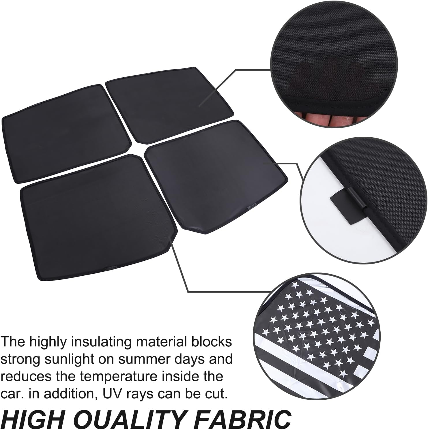 Sunroofs Sunshade for Hummer EV SUV/SUT Pickup,Top-Roof Windshield Sun Shade Net,Won't Easy Sag Car Roof Cover Mesh Insulation Heat Blocks UV Ray Glare-Proof-Sun (SUT Pickup)