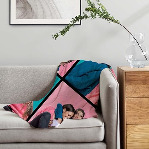 Miniatura 3 de Manta personalizada, manta personalizada, regalos conmemorativos, manta personalizada para parejas, añade diseño fotográfico a tus propios regalos,