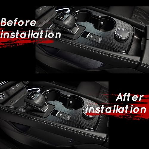 Miniatura 2 de Auovo Alfombrillas antipolvo compatibles con accesorios Nissan Rogue 2021 2022 2023 2024 2025 para portavasos de consola central, bolsillos