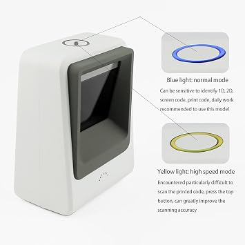 2D Barcode Scanner,Symcode Omnidirectional Hands-Free USB Barcode Reader Scanner for Mobile Payment Computer Screen Scan