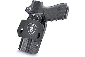 Warriorland Glock 20 Holster Gen 5 OWB Kydex G21 G22 Outside Waistband Paddle Adj. Retention