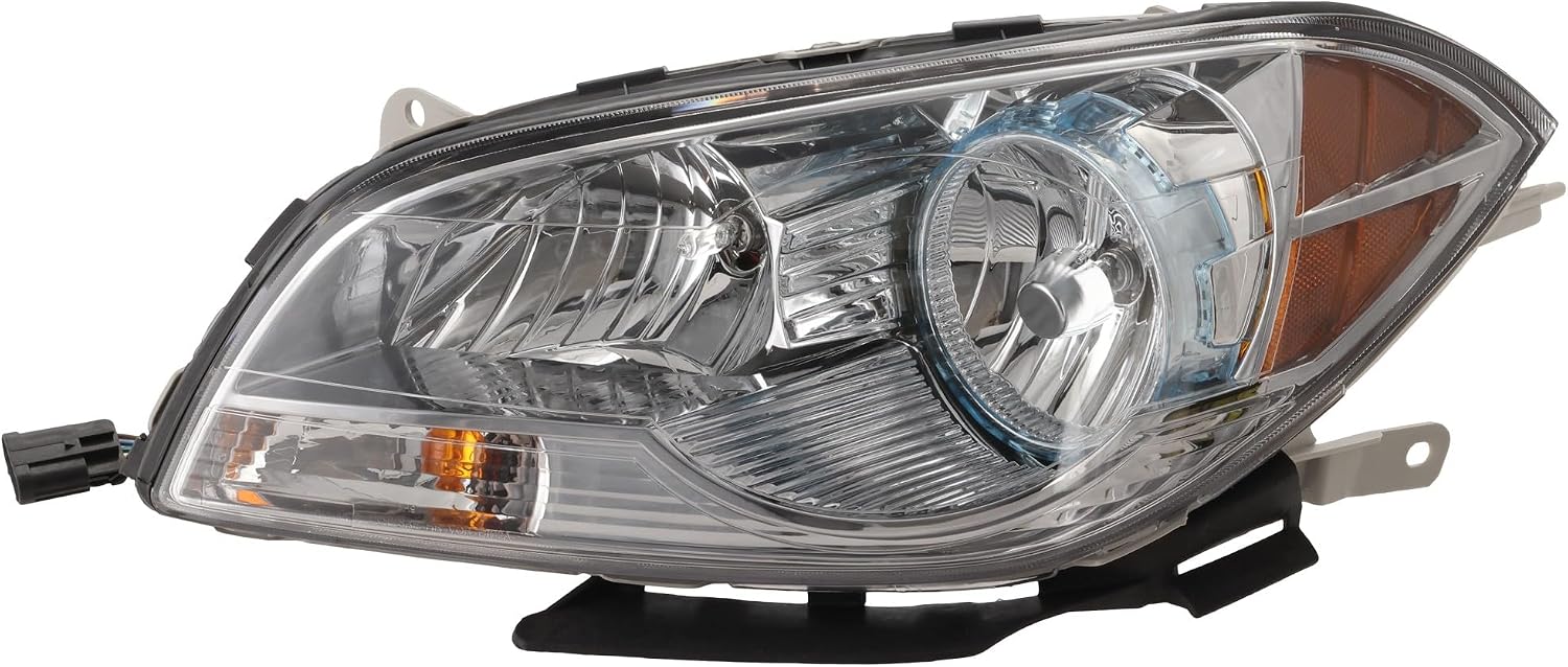 Compatible with 08-12 Malibu Front Halogen Headlight Headlamp Head Light Lamp with Bulb Left Driver Side