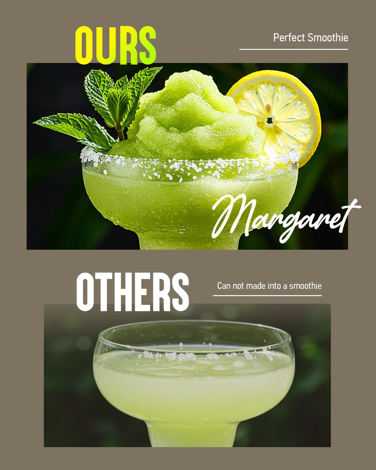 Slushie Machine No Ice Needed 88oz, Slushy Machine for Home with LED Display and 5 Preset Modes, Auto-Clean, Frozen Drink Maker Perfect for Margarita,Frappés, Cocktail Smoothie, Milkshake and More