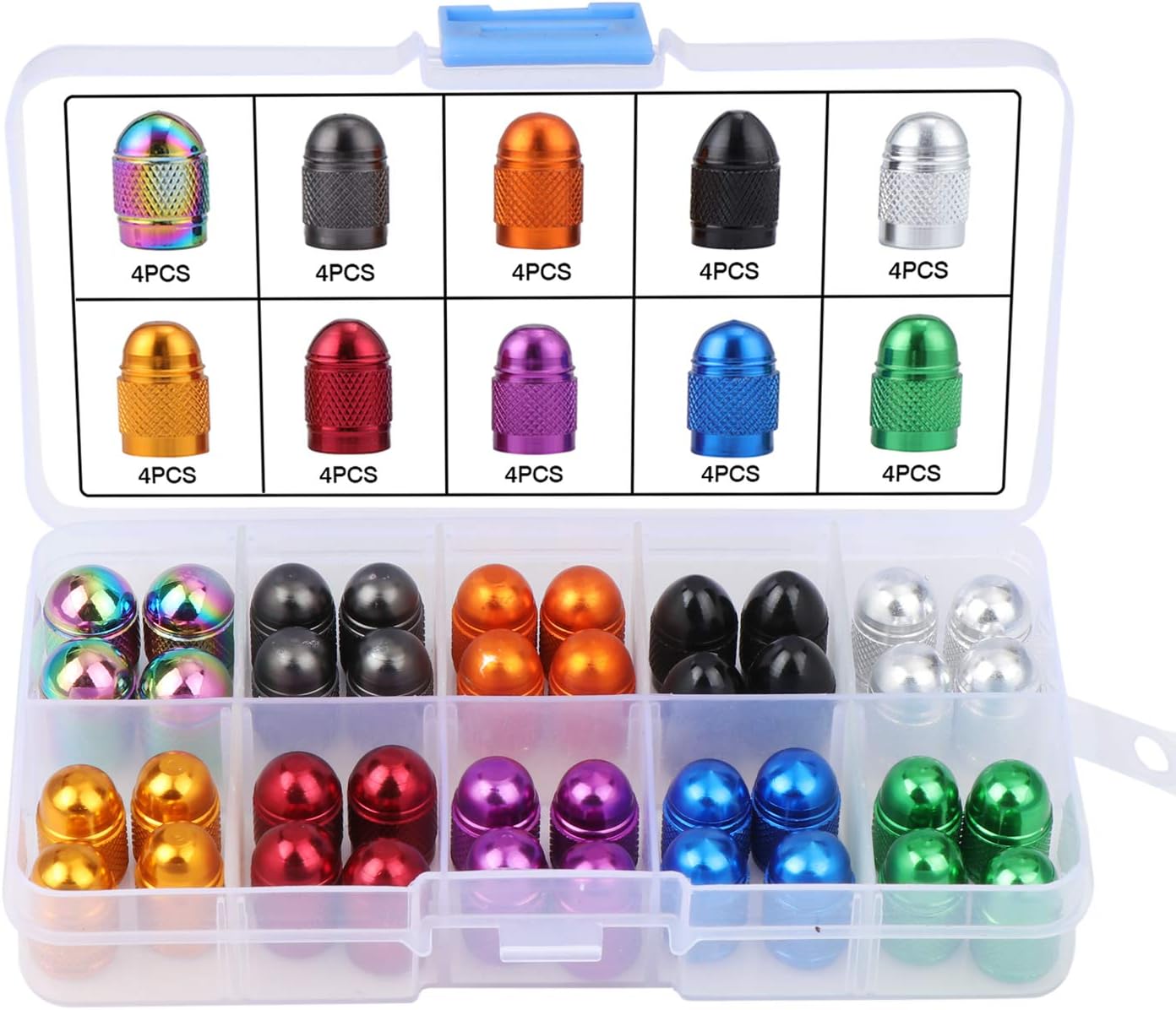 TsunNee Tire Stem Valve Caps, Valve Stem Cover, Tire Wheel Stem Air