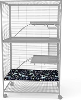 YKD Fitted Liners for Ferret Nation, Critter Nation Cage Accessories Kit, for Ferrets, Rats, Chinchillas, Fancy Rat & Othe...