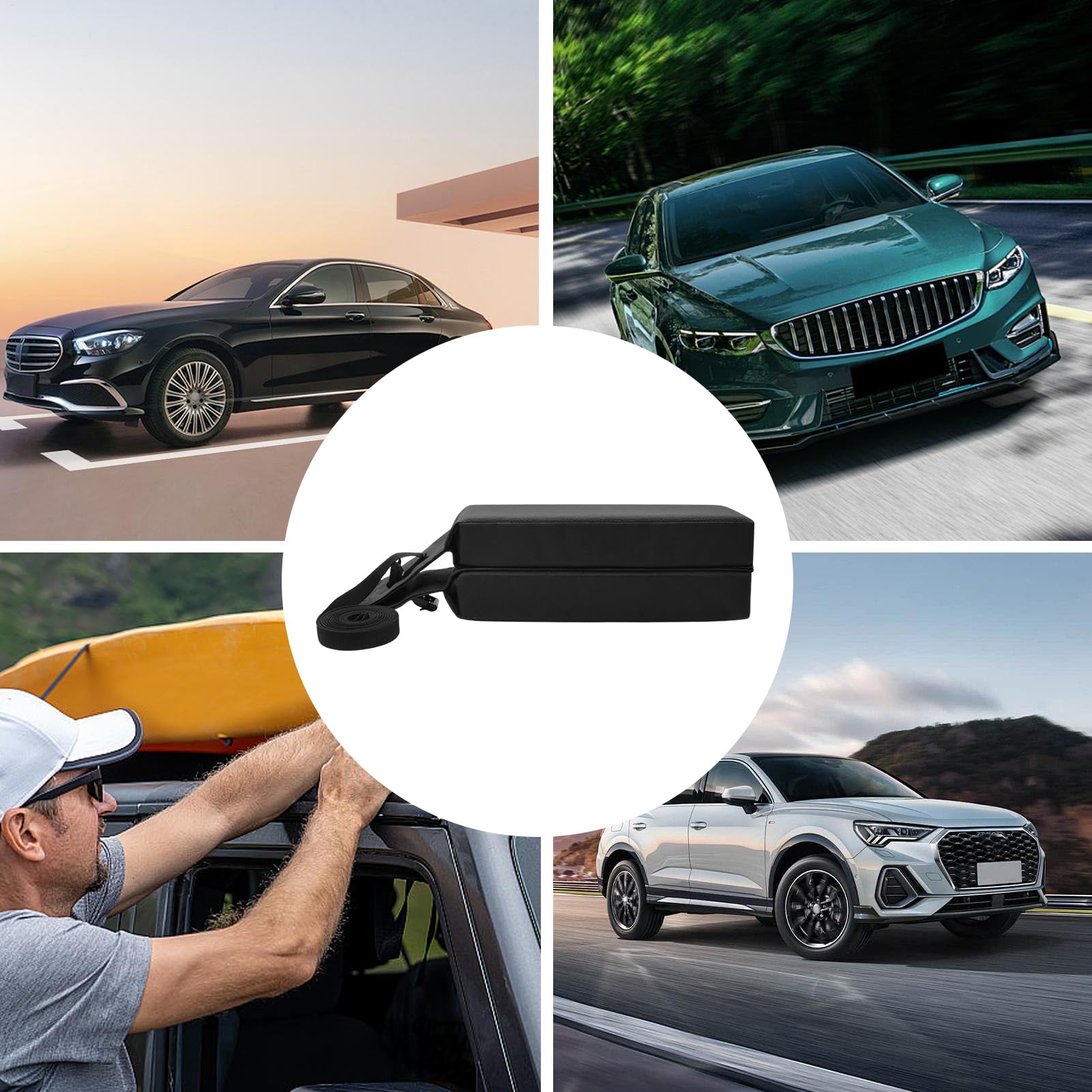 Portabagagli Per Tetto Auto Per Tavole Da Surf Portapacchi Per Paddle Board | Organizzatore Esterno Auto Senza Forature Per Sedan Truck Minivan E Attività Sportive