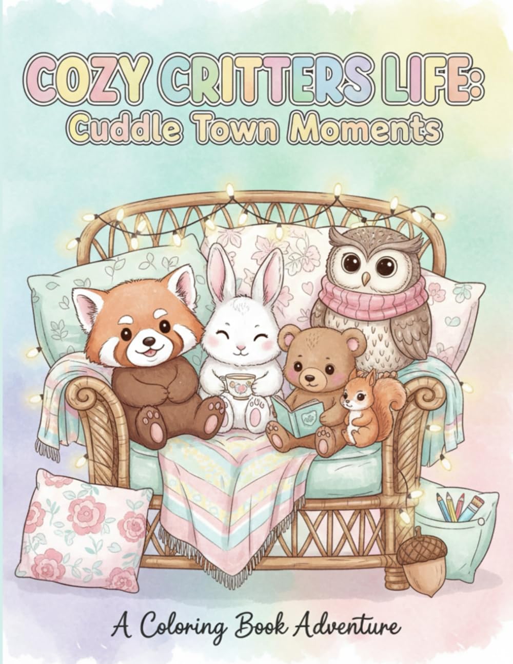 Cozy Critters Life : Cuddle Town Moments: A colouring book adventure (Tiny Tails Cozy Critters Colouring Series)