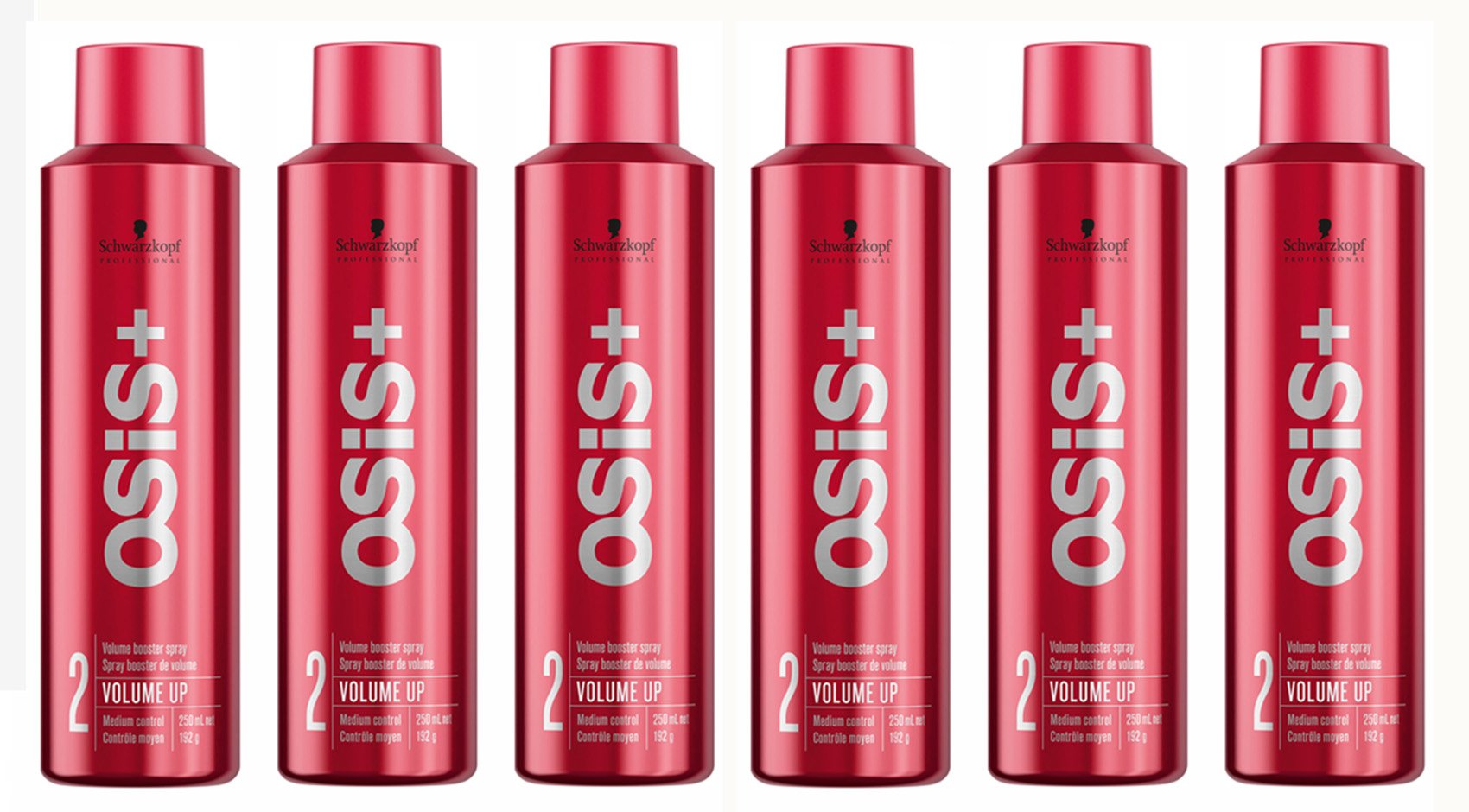 Schwarzkopf OSiS+ Volume Up - Espray para volumen (6 x 250 ml)