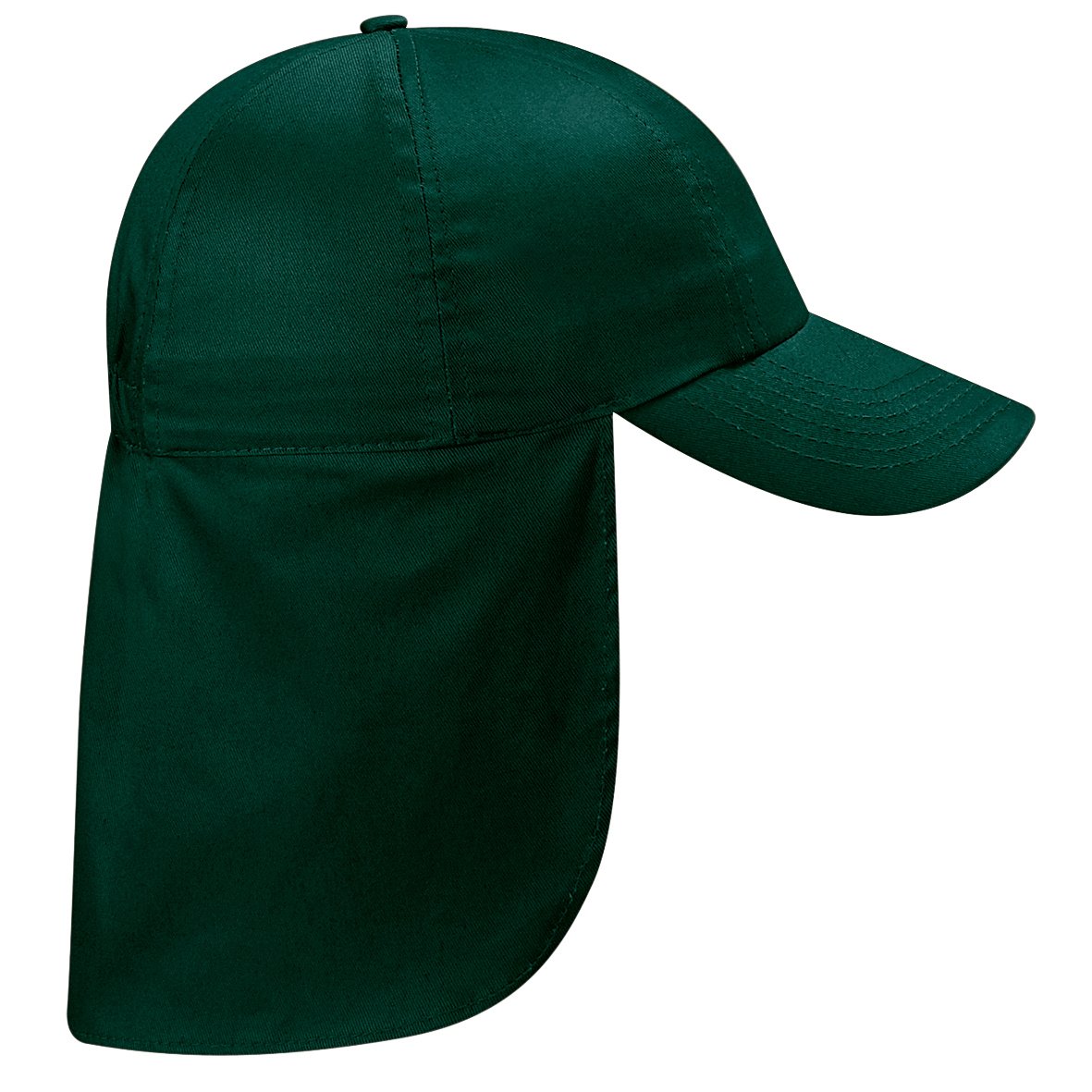 Beechfield Unisex Kids Green Kids Legionnaire Cap In Bottle