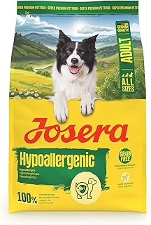 JOSERA Adult Hypoallergenic (1 x 3 kg) | Premium Dry Food for Adult Dogs with Intolerances | Insects as the Only Animal Protein Source | Grain-Free | Highly Digestible | Pack of 1 product image