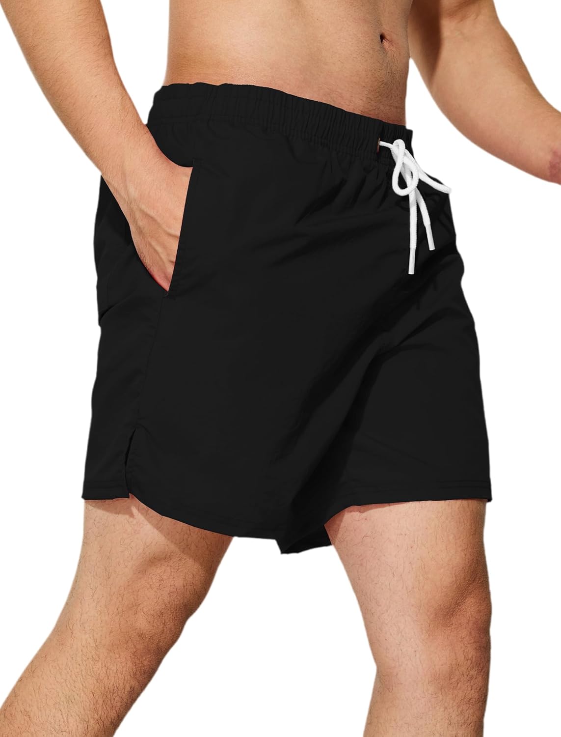 Mens Swim Trunks 5 inch Quick Dry Swim Shorts with Mesh Lining Beach Board Shorts Swimwear Bathing Suit