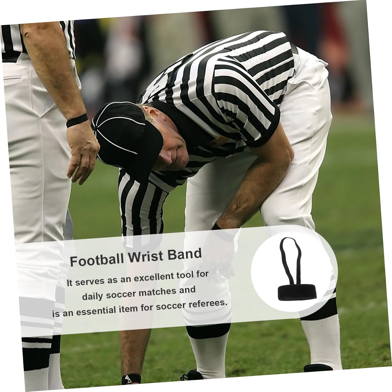 Totority Football Referee Wristband Football Wristbands Numbered Yellow Referee Kit Football Stuff Sports