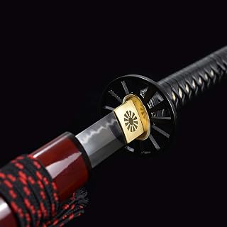 Japanese Samurai Katana Sword Clay Tempered T10 Steel Real Hamon Razor Sharp Battle Ready