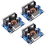 3Pcs XL4016 XL4016E1 Voltage Regulator Module DC 4-40V 8A Step-Down Regulator Buck Converter Digital PWM Adjustable with LED Display