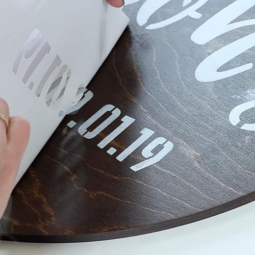 Miniatura 5 de Plantillas personalizadas reutilizables para pintura en aerosol, plantillas de letras multiusos para hacer letreros, plástico, metal, pintura de