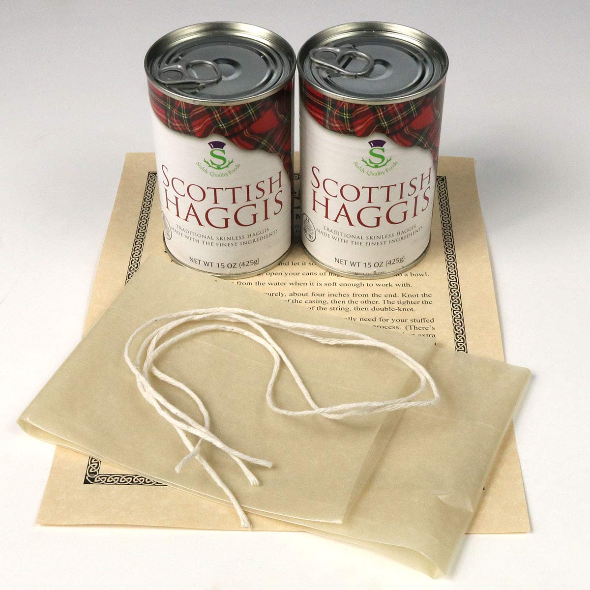 Mini Presentation Haggis Kit with 2 Cans of Stahly Haggis