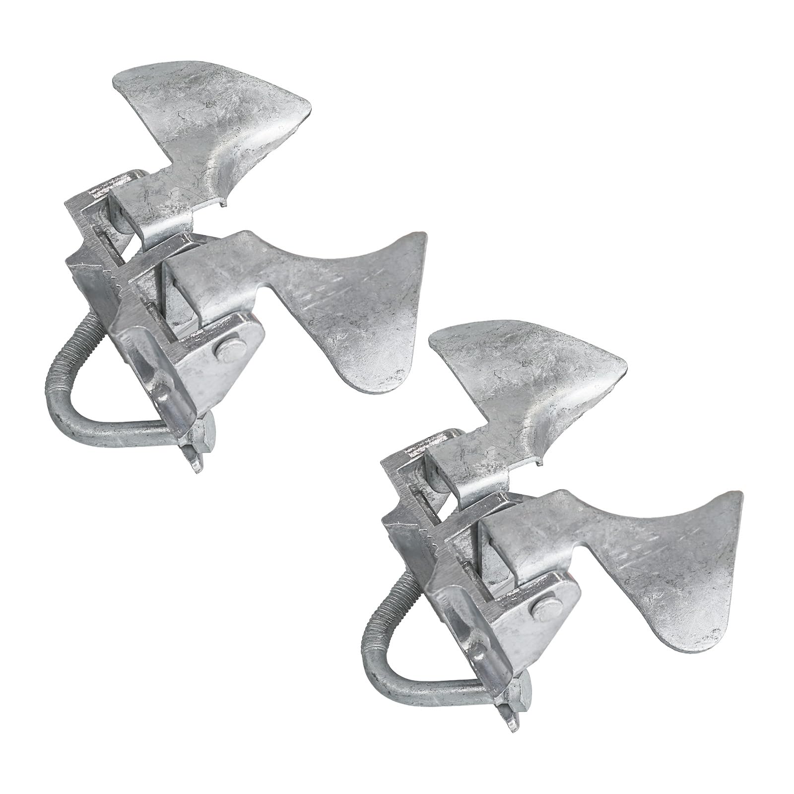 Loquet de portail papillon galvanisé verrouillable fermeture tube 35mm et poteau 65mm avec cadenas