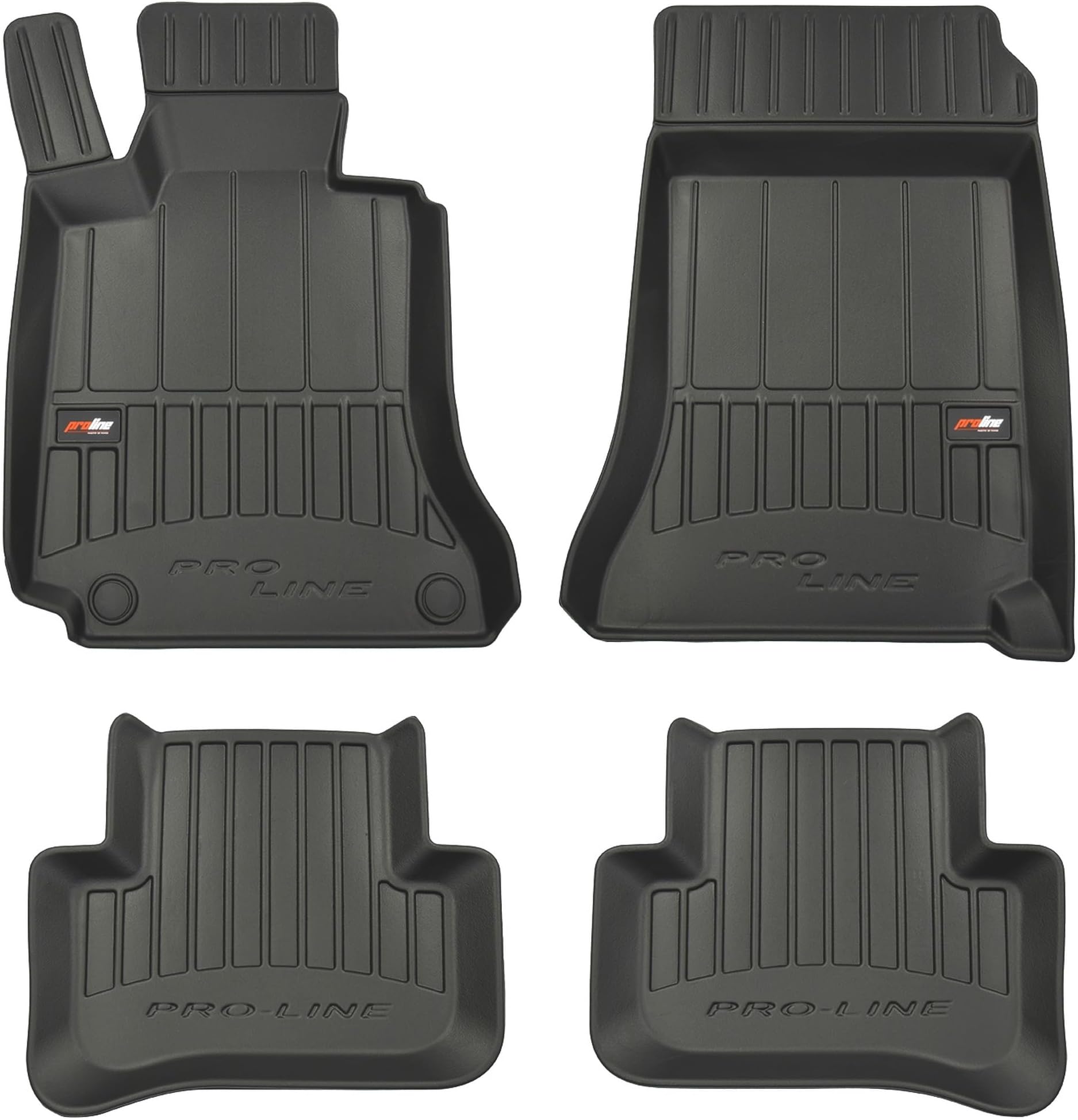 Trimak Passgenau 3D Fussmatten Auto Kompatibel mit Ford Fiesta 2018-2022 Auto Zu