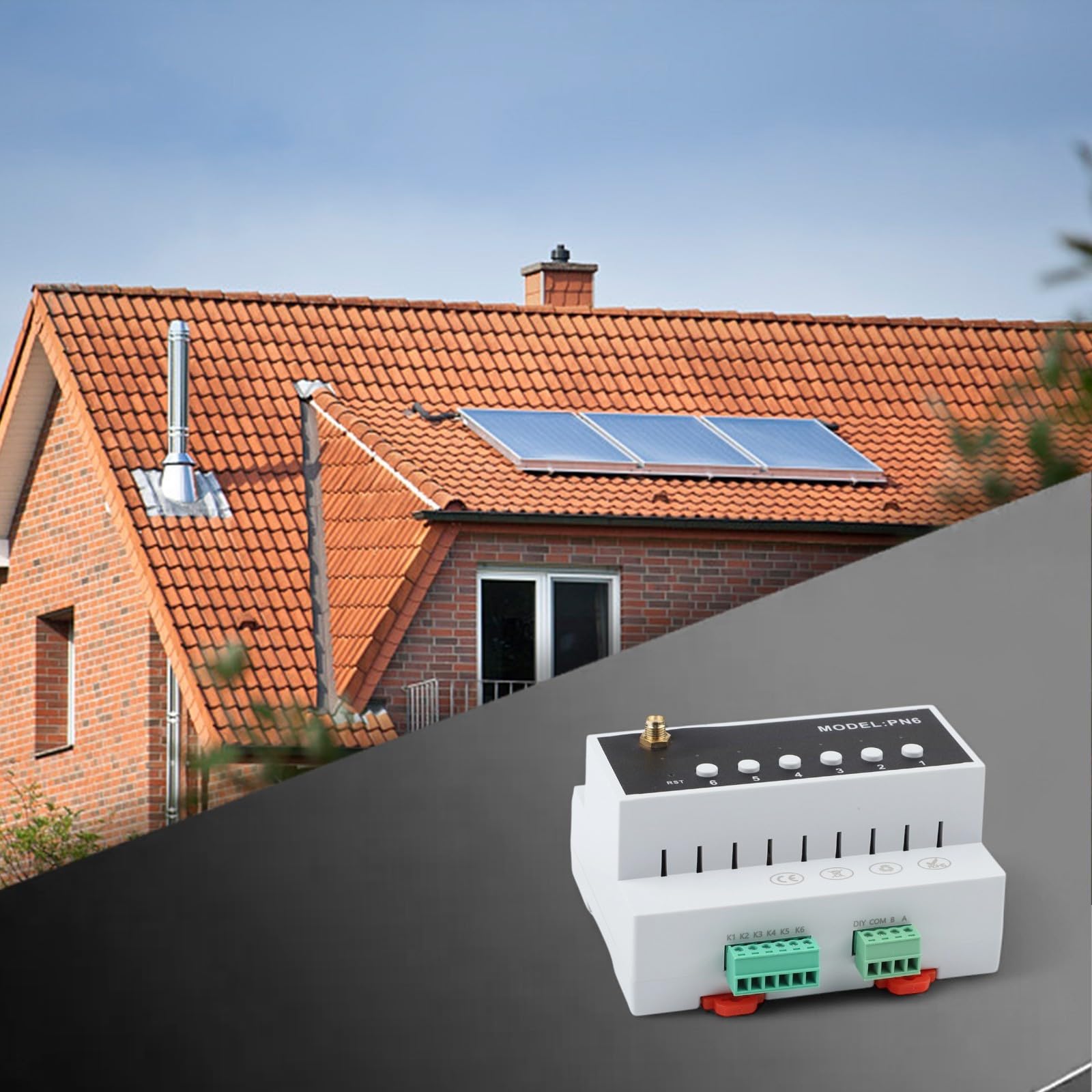 Per Tuya Per Zigbee 6CH Modulo Interruttore Relè per Smart Life App e Controllo Vocale Supporta la pianificazione e la gestione remota degli elettrodomestici