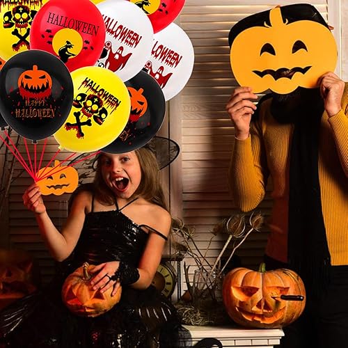Miniatura 95 de Globos de aluminio de Halloween, globos de cumpleaños de Halloween, número 1, araña, momia, calabaza, murciélago, fantasma, globos para decoración