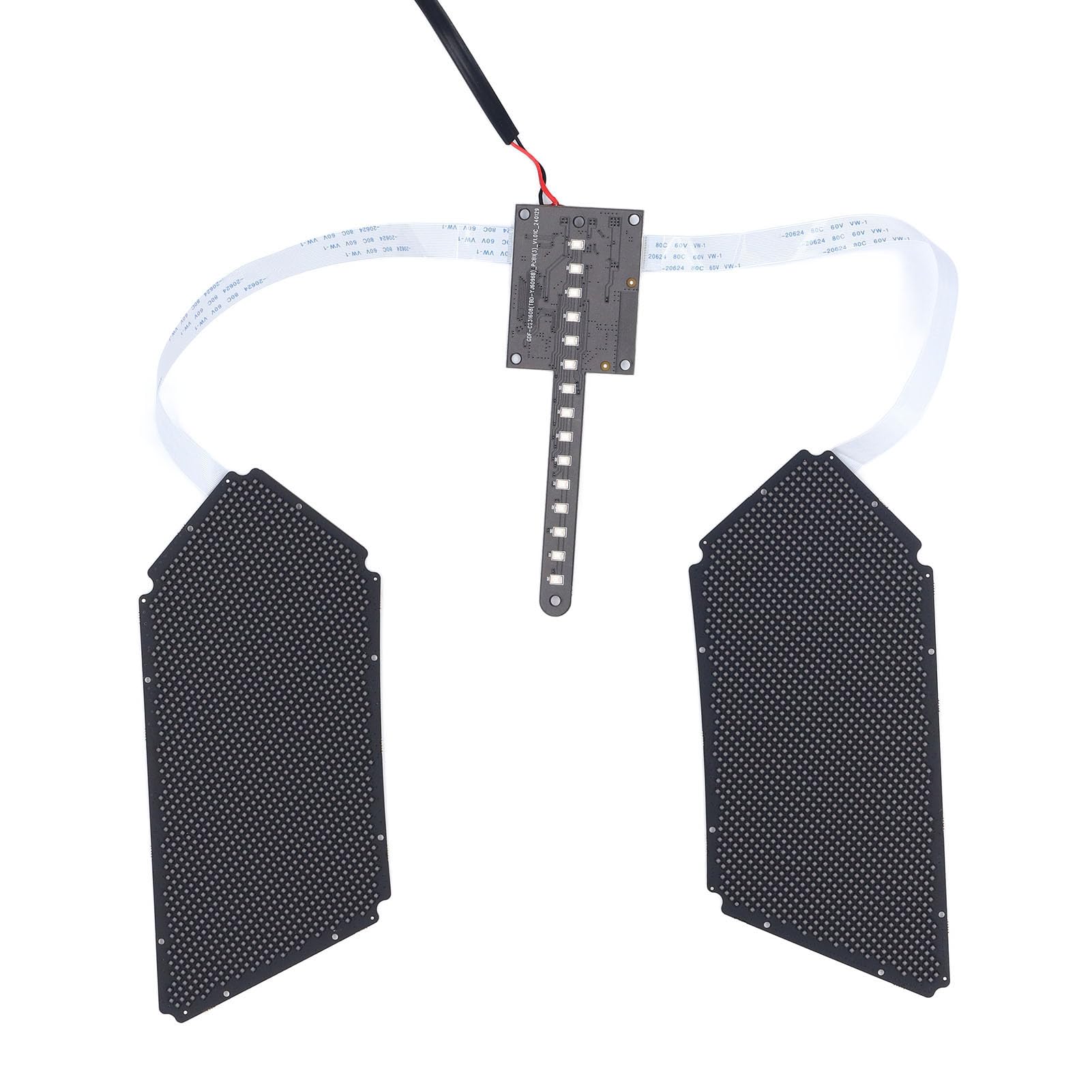 Marhynchus Pantalla LED para Ojos de Mochila, 60x96 Ojos LED Animados, Pantalla Dinámica, Aplicación Programable DC12V
