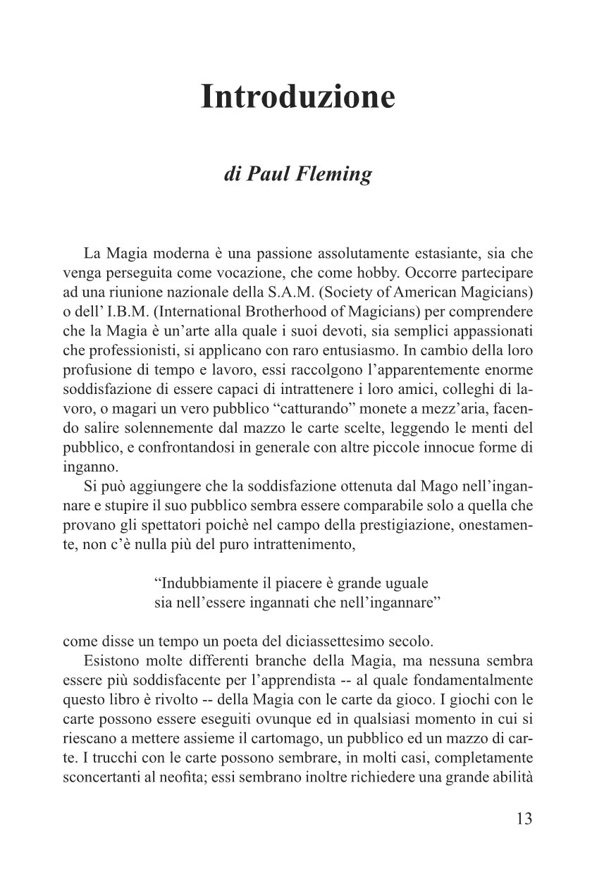 La strada maestra alla cartomagia