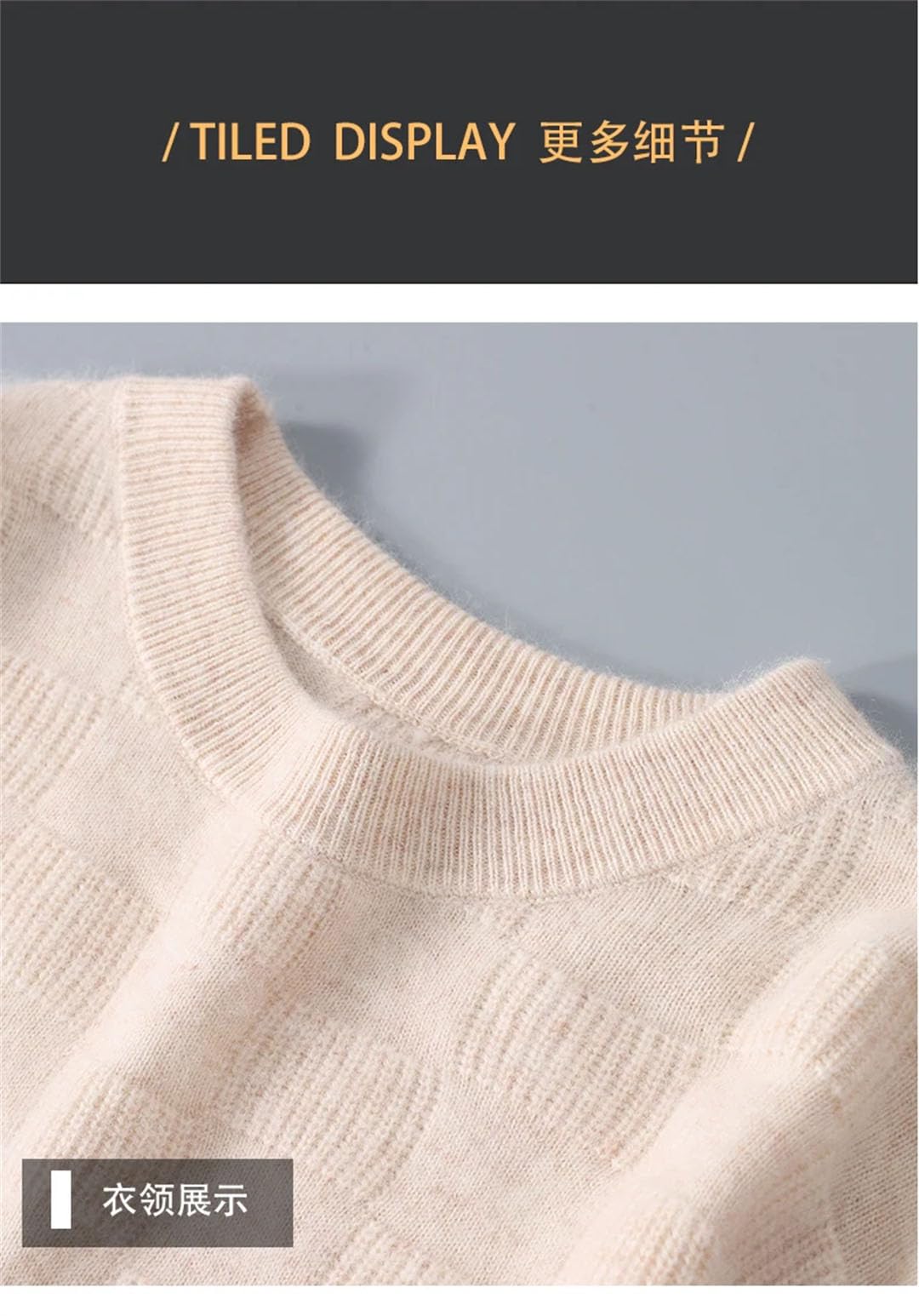 Maglione ricamato pullover lavorato a maglia da uomo