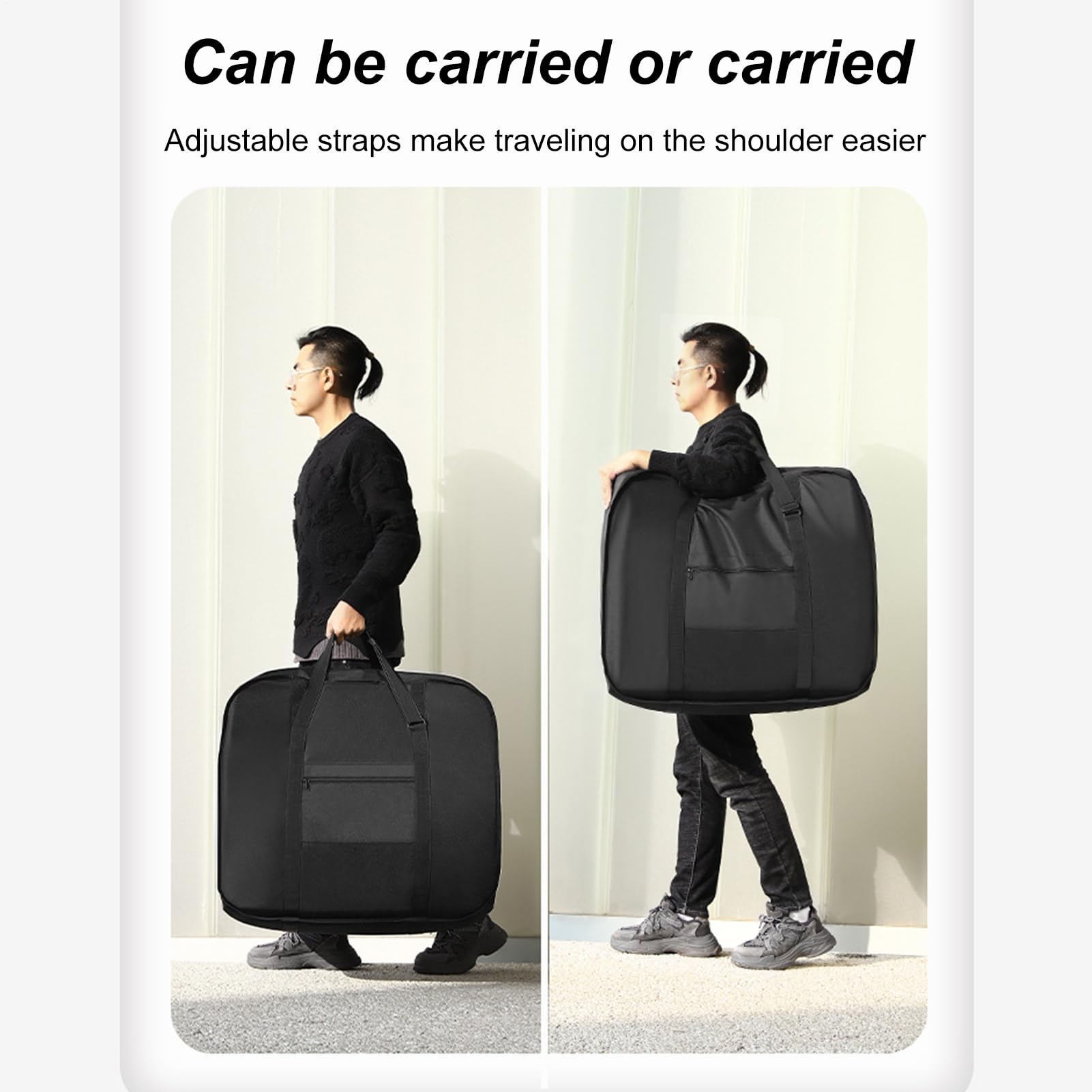 Bolsa De Transporte De Bicicleta-Portabicicletas Plegable De 20 Pulgadas | Organizador De Almacenamiento De Bicicletas Impermeables, Estuche De Viaje | Equipo De Protección Para Viajeros De