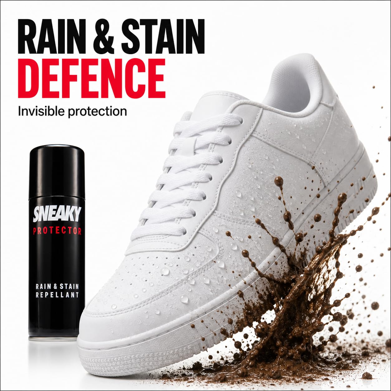 Sneaky Spray Shoe Protector Keeps Rain & Stains Away, 200ml