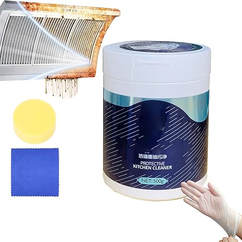 Chano - Polvo de limpieza desengrasante de cocina para grasa, polvo de limpieza multiusos, limpiador de chef, limpiador de estufa, limpiador de