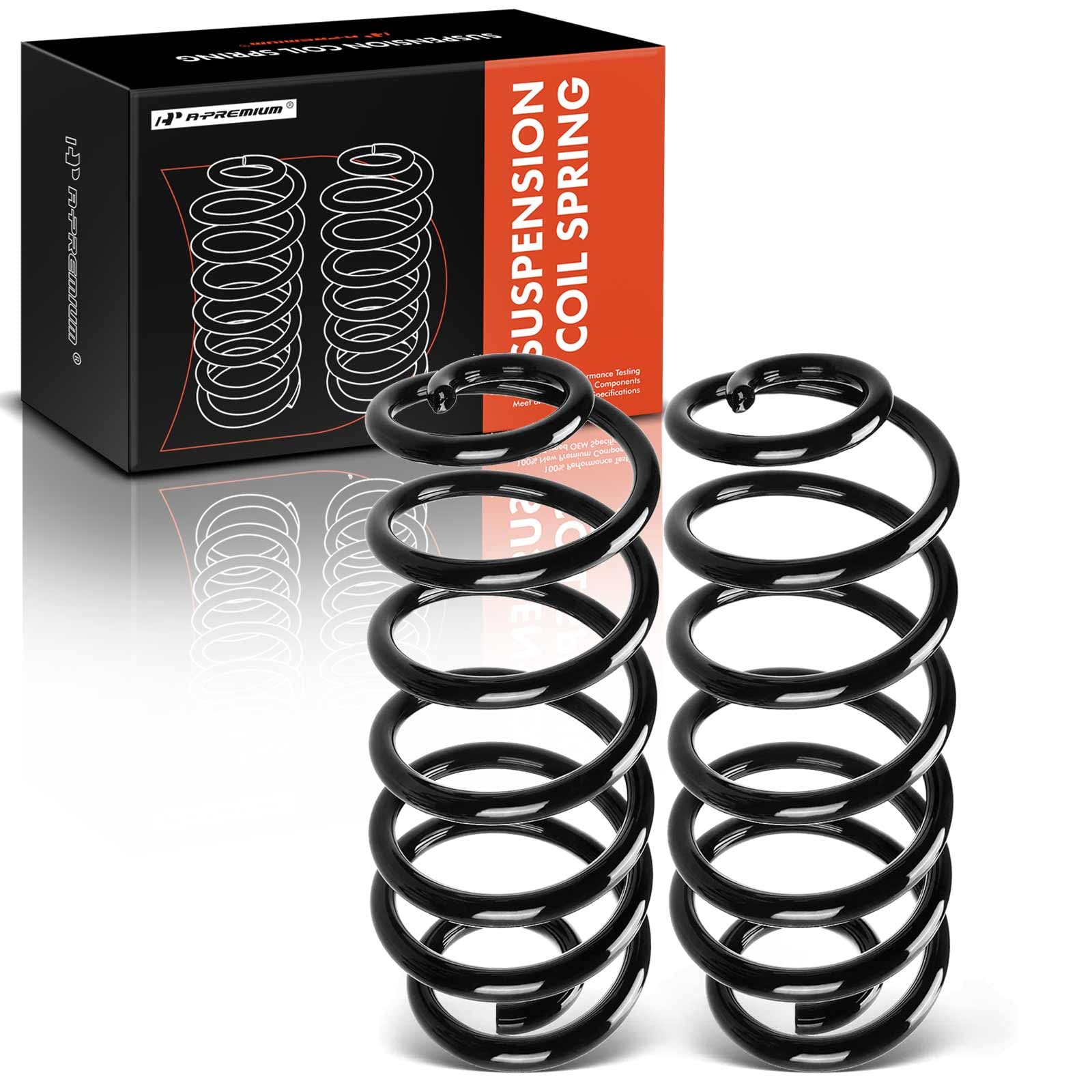 A-Premium 2Pcs Rear Suspension Coil Spring Set Compatible with Chevrolet Malibu 2006 & Pontiac G6 2005-2010 2.4L 3.5L 3.9L, Driver and Passenger Side, Replace# 22731055