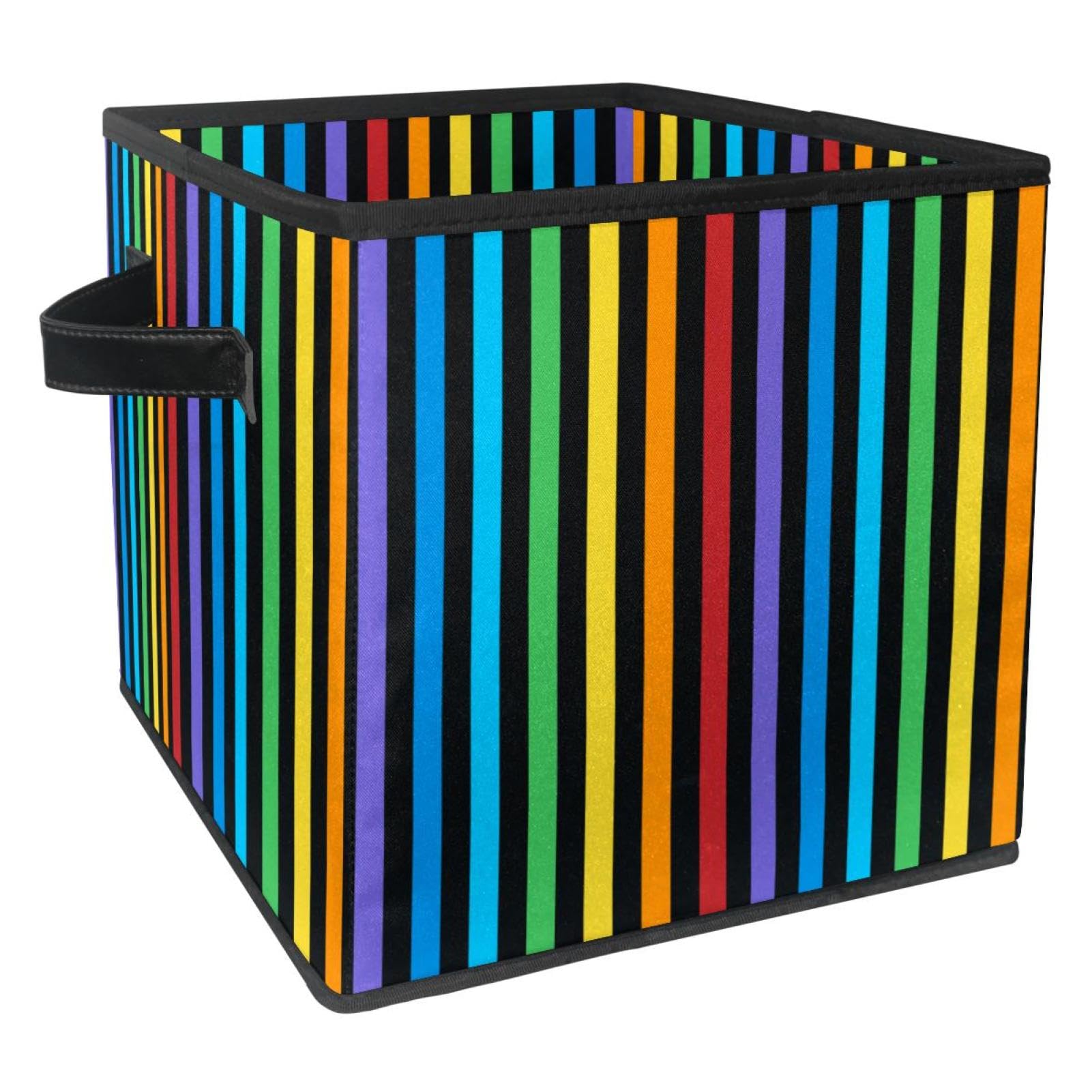 Cube de rangement en tissu coloré pour chambre d'enfant et salon