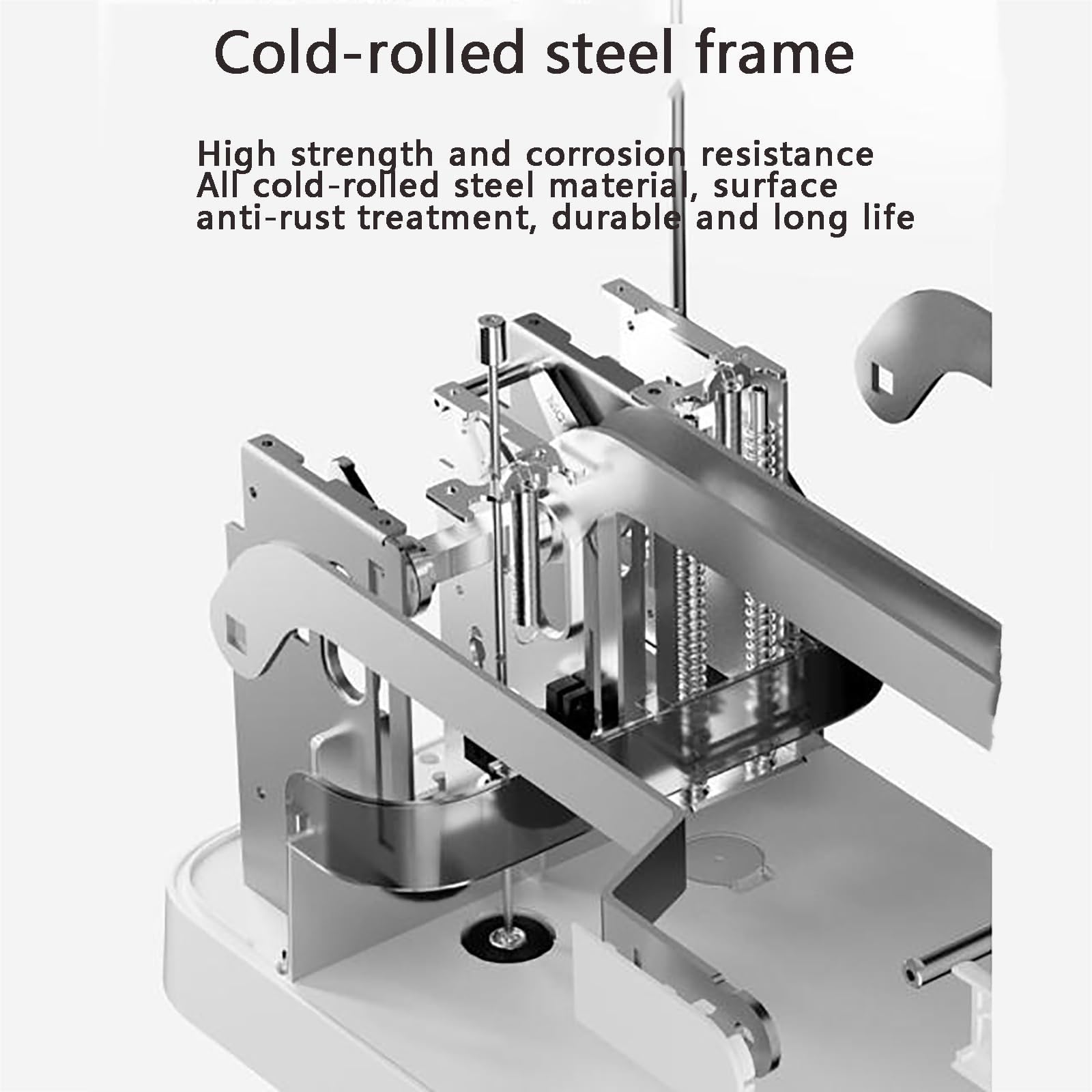 Rilegatrice elettrica, rilegatrice per Documenti con 110 Tubi di rivettatura, Spessore di Rilegatura 40 mm, Diametro di Foratura 5,2 mm, Ideale per contabilità, Ufficio e presentazioni.