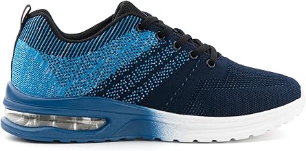 Zapatillas Deportivas Hombre Mujer Zapatillas de Running Ligero Transpirables Zapatos para Correr Fitness Casual Sneakers Negro Azul Gris Rojo EU 36-481