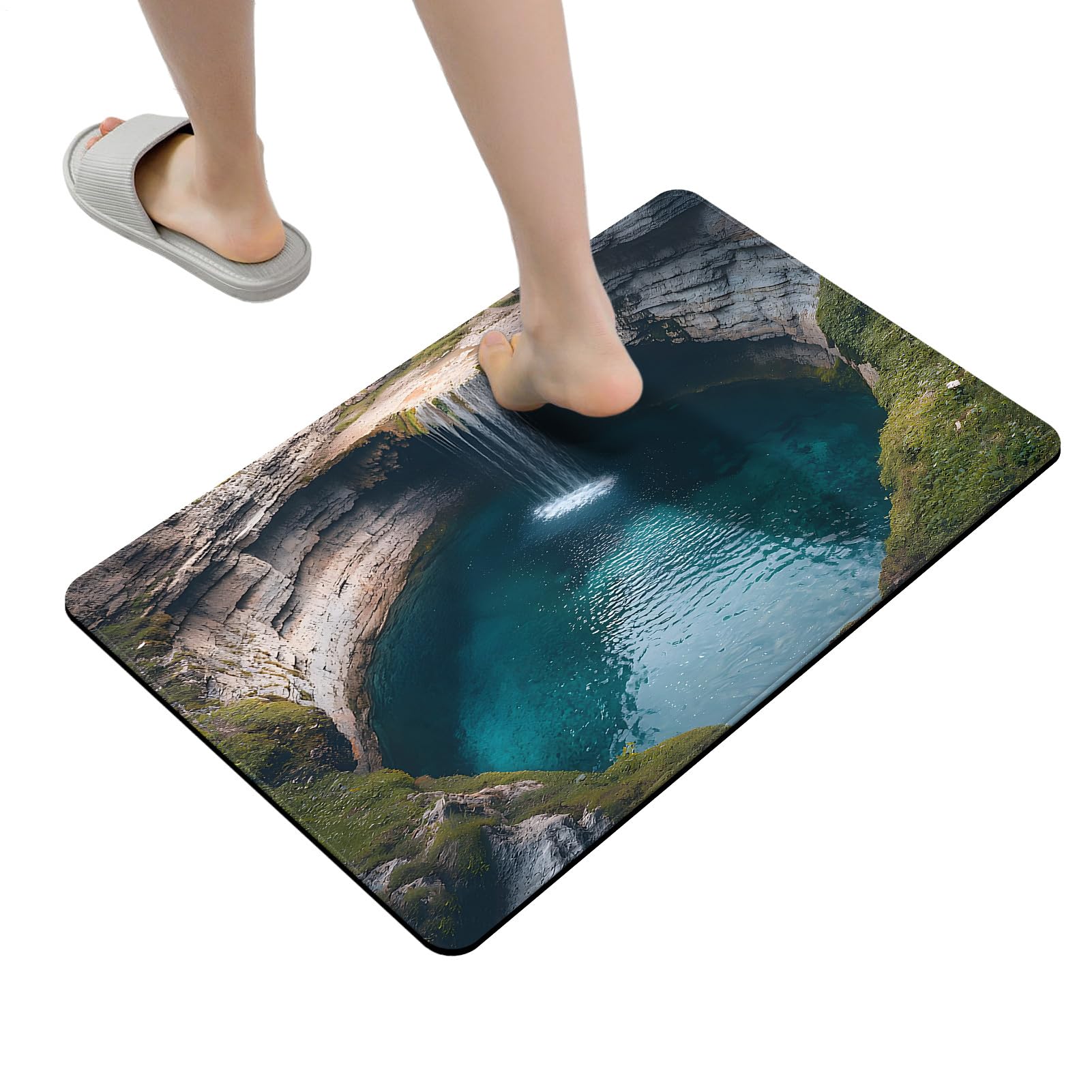 Tapis 3D absorbant au design visuel haut de gamme pour décoration intérieure et bureau