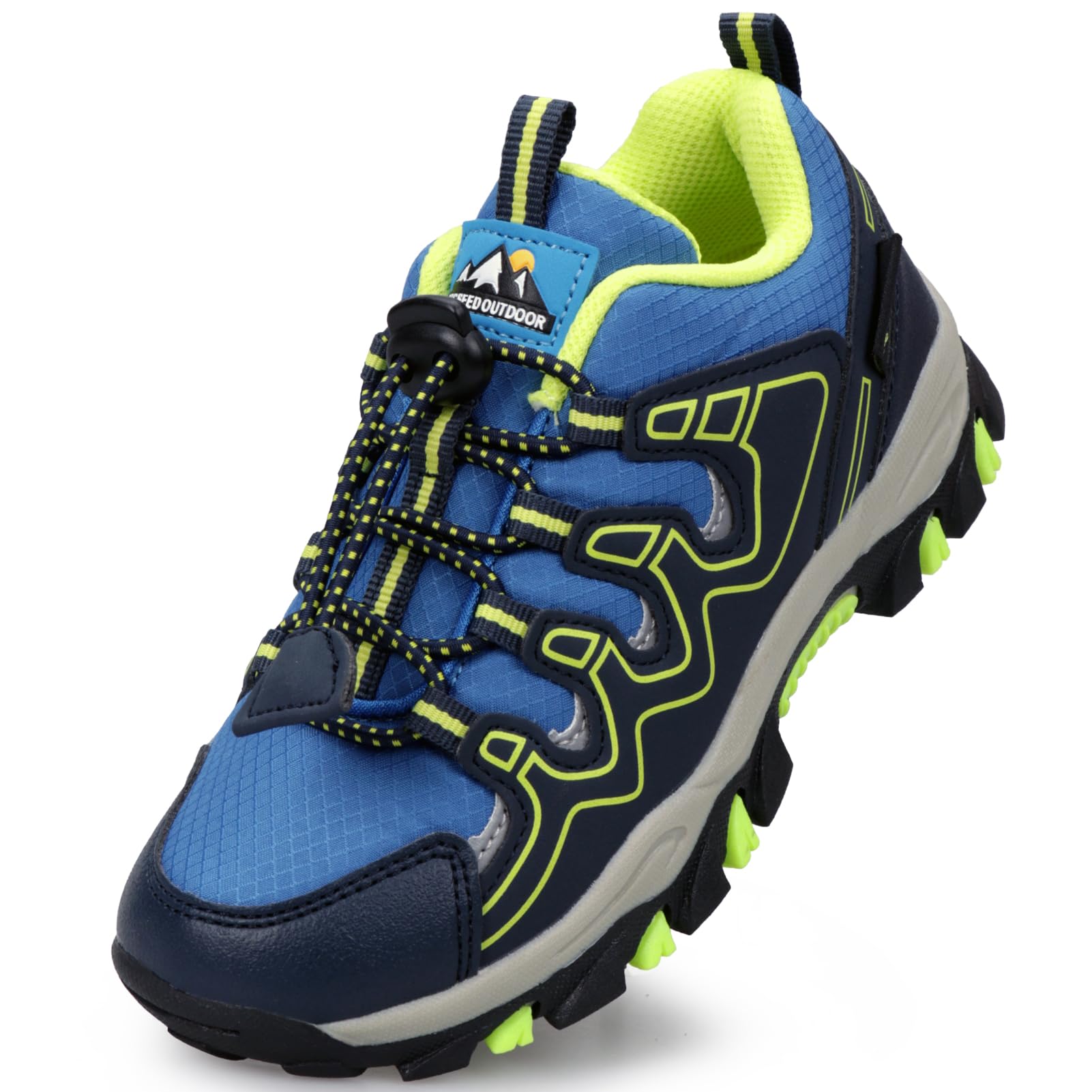 Eggseed Kids Boys Running Shoes Waterproof Non-Slip Breathable Low-Top Outdoor Hiking Walking Sneakers (Little/Big Kids)