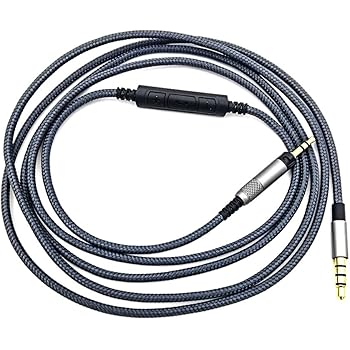 Amazon Com Audio Cable With In Line Mic Remote Volume Compatible With Audio Technica Ath M50x Ath M40x Ath M70x Headphones And Compatible With Samsung Galaxy Huawei Android Home Audio Theater