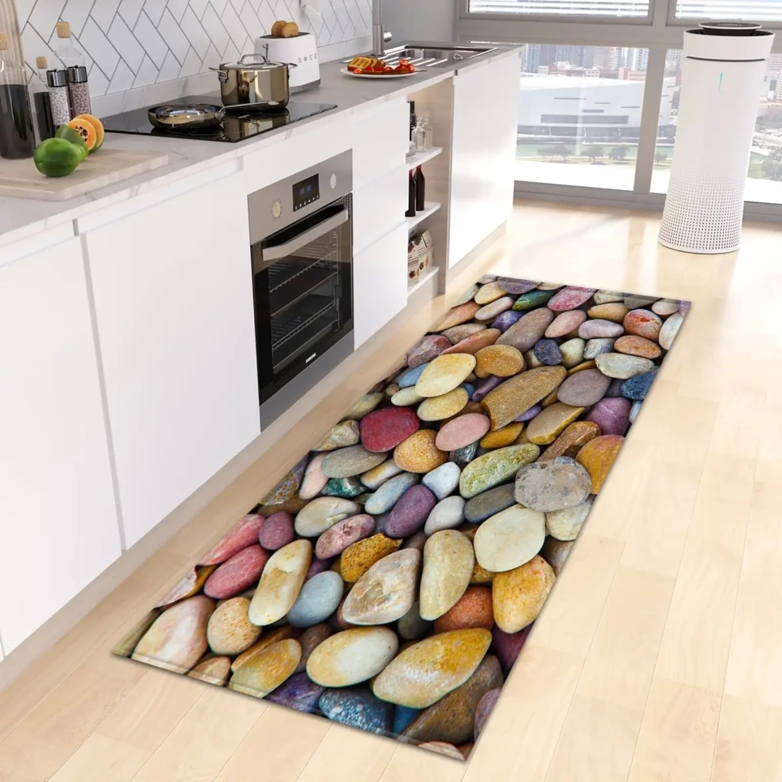 Tapis de sol antidérapant 160x240cm multi-usage cuisine salon et entrée