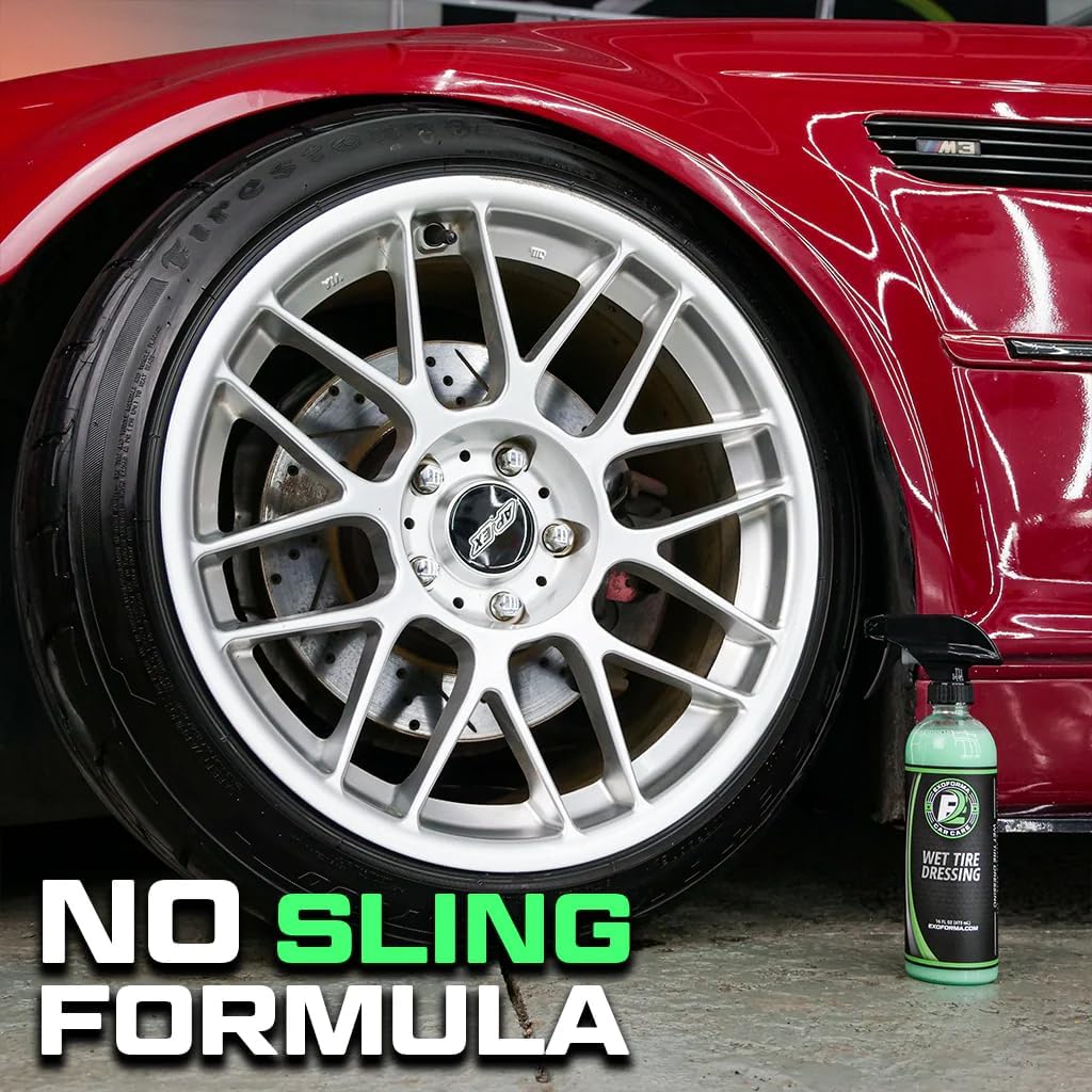 ExoForma Wet Tire Dressing Spray - Extreme High Gloss No Sling 3