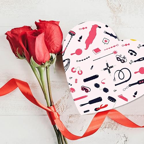 Miniatura 66 de Andaz Press Caja en forma de corazón para el día de San Valentín con tapa, caja reutilizable en forma de corazón, caja para golosinas, dulces